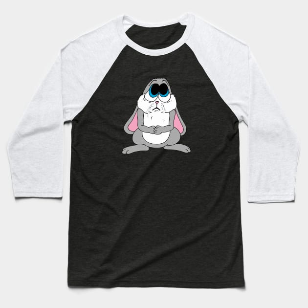 Sad Bunny Baseball T-Shirt by Ferrell